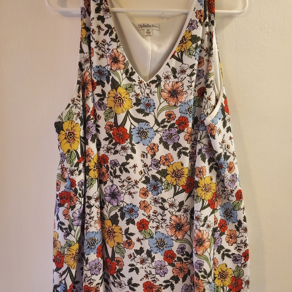 Blousy tank top